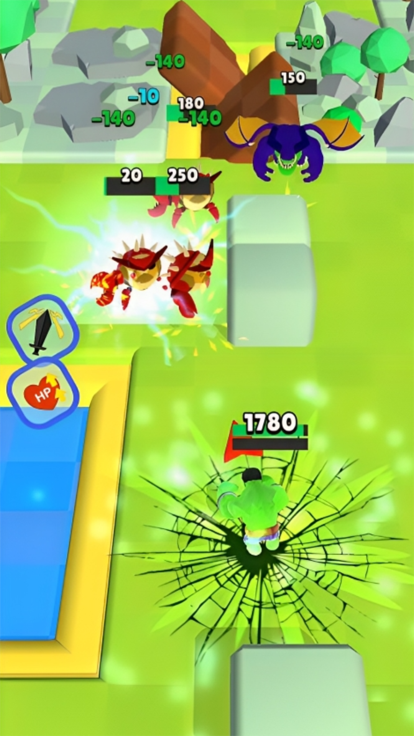 Idle Macho Superhero Clash War游戏截图