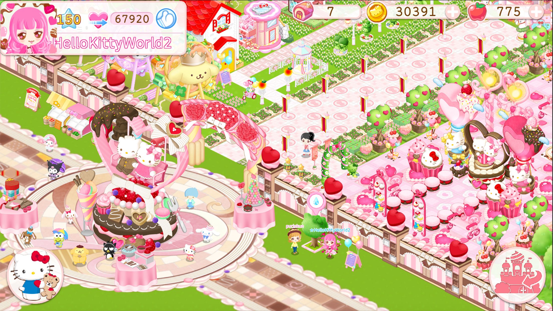 Hello Kitty World 2 Sanrio Kawaii Theme Park Game Download Game Taptap