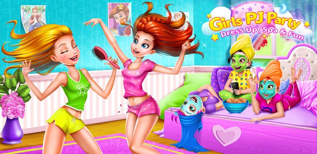 女孩睡衣派对 - 水疗和嬉戏游戏截图