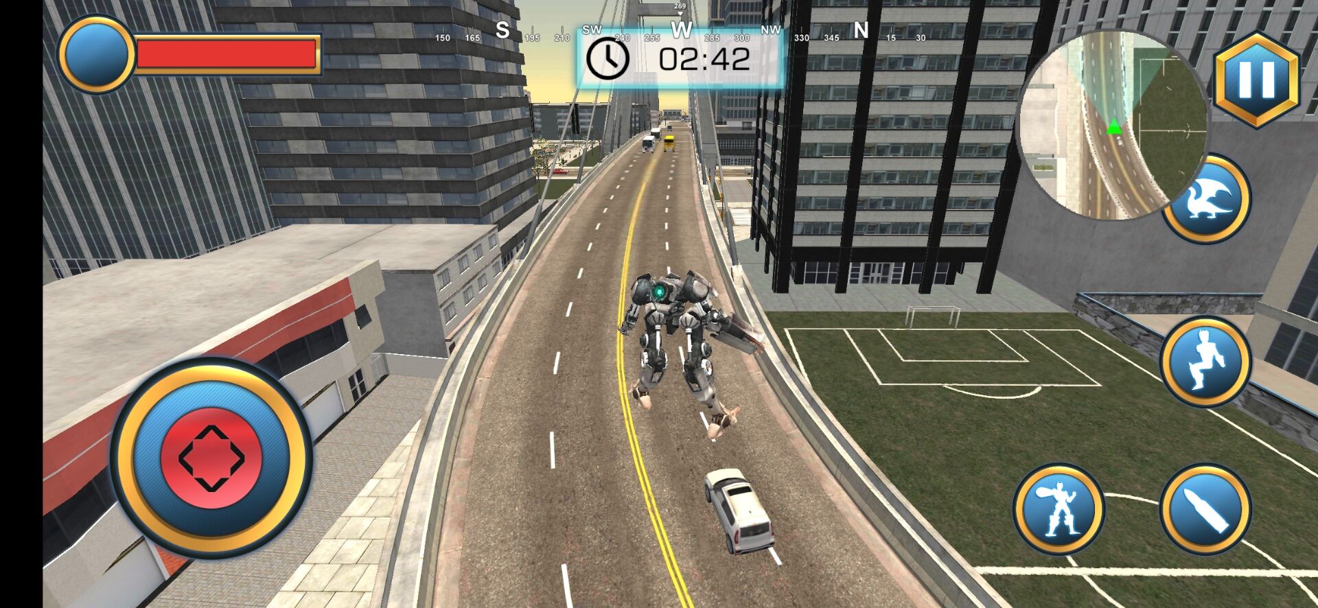 模拟飞行机甲游戏截图