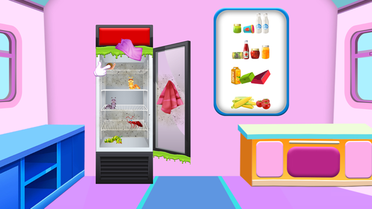 火车清洗和清洁游戏游戏截图