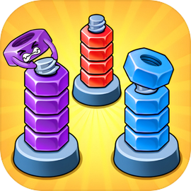 Screw Nuts & Bolts Color Sort - TapTap