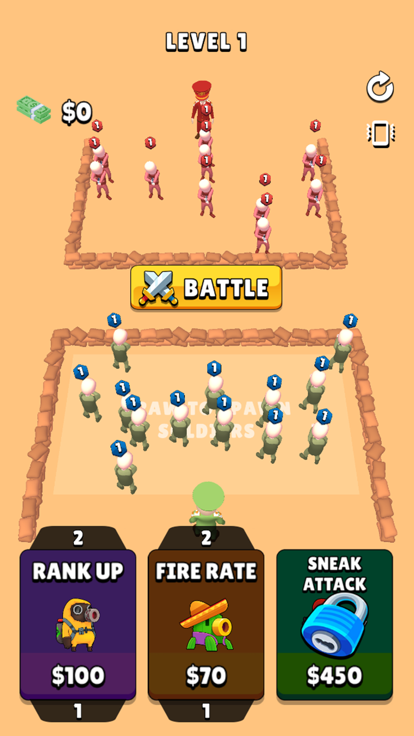 Draw Army Battle游戏截图