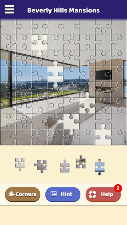 Beverly Hills Mansions Puzzle游戏截图
