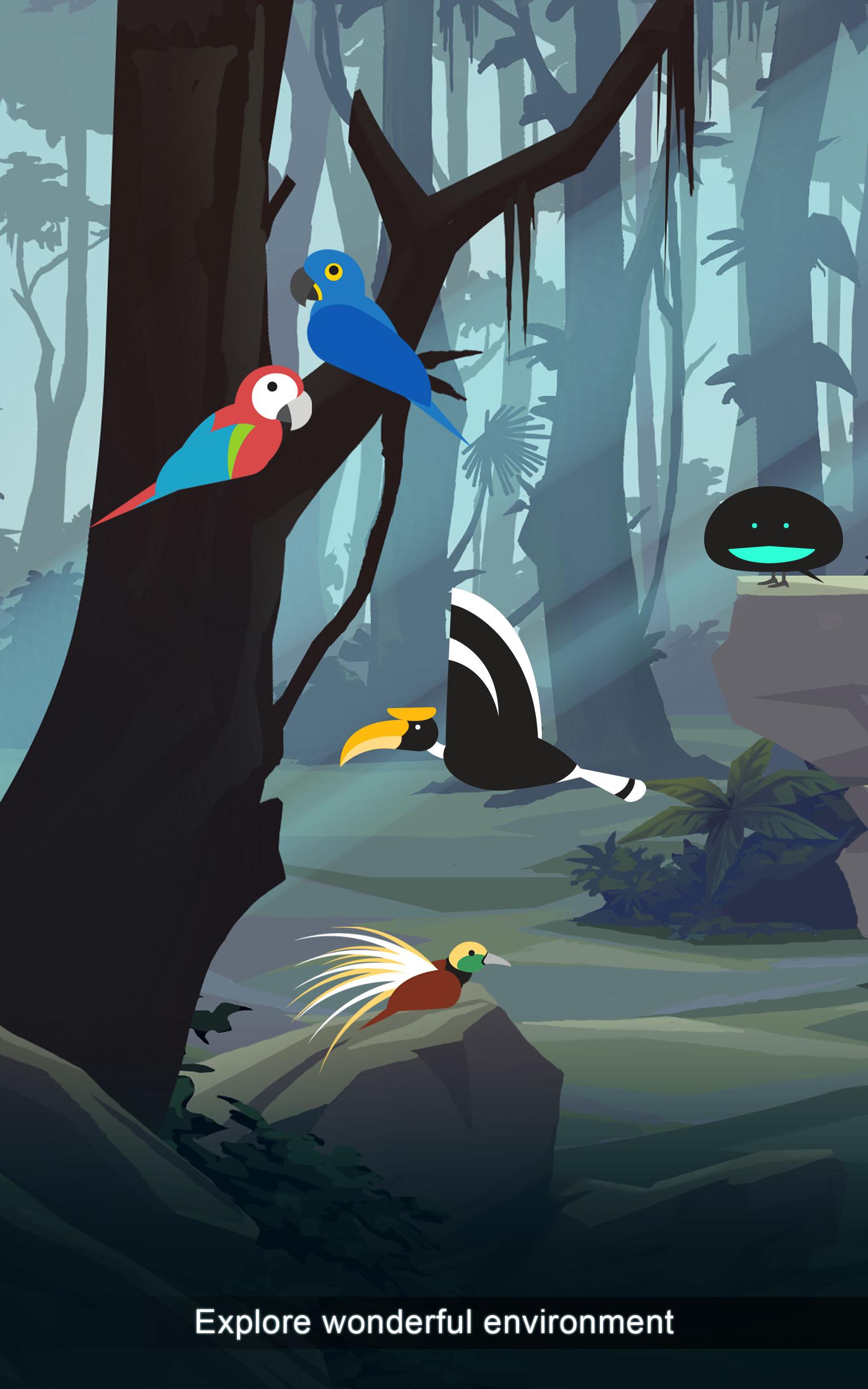 Birdstopia - Idle Bird Clicker Oasis游戏截图