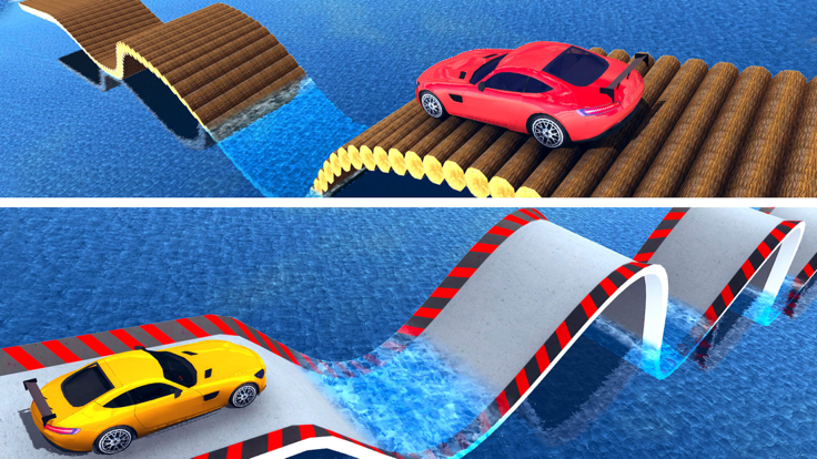 Impossible Bridge VS Car Crash游戏截图