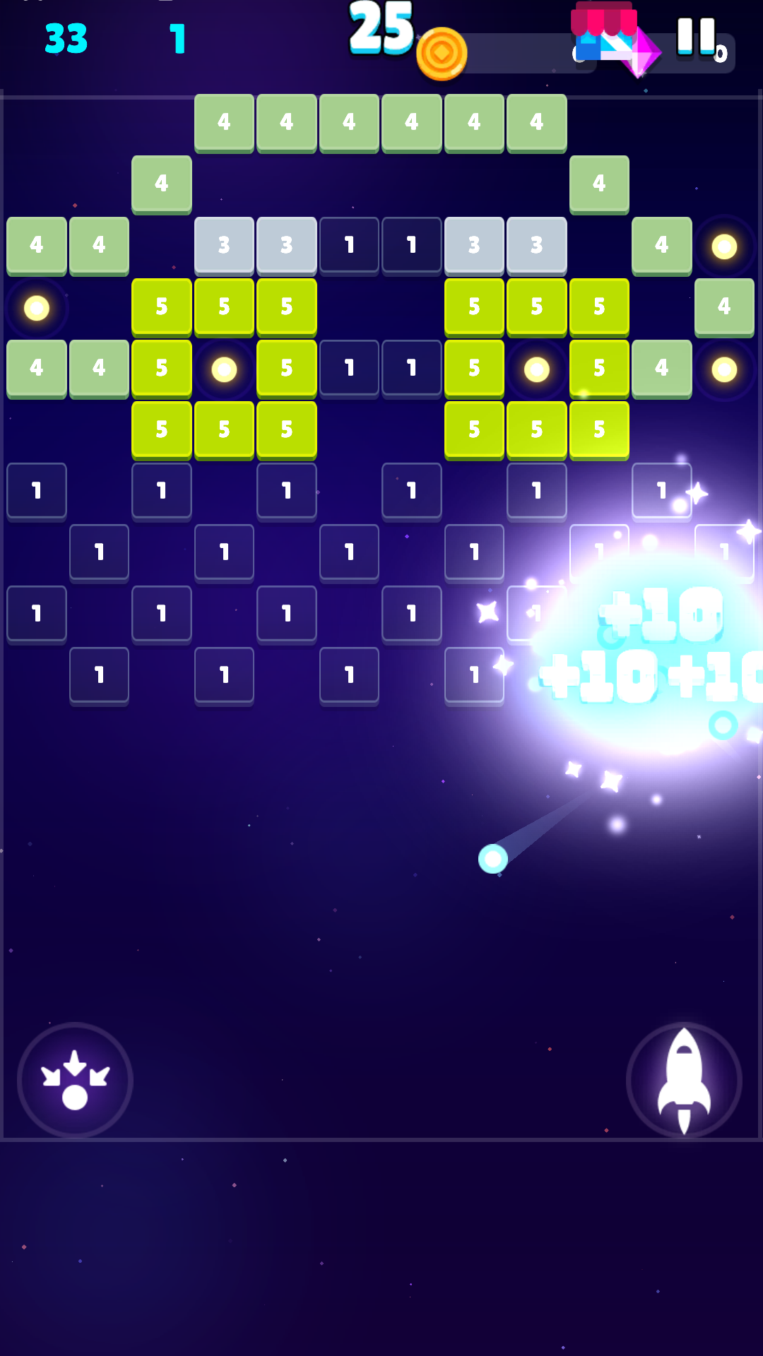 炫彩打砖块游戏截图