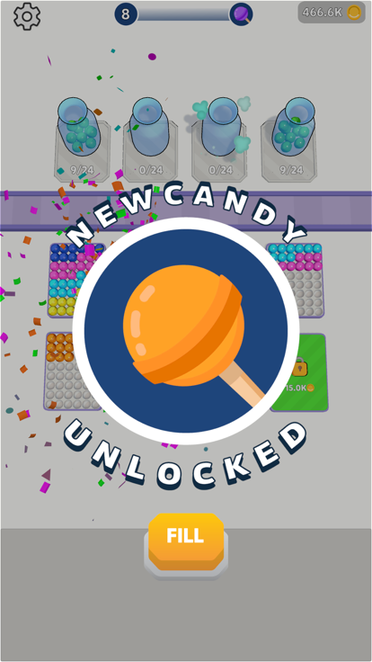 Color Candy Sort游戏截图