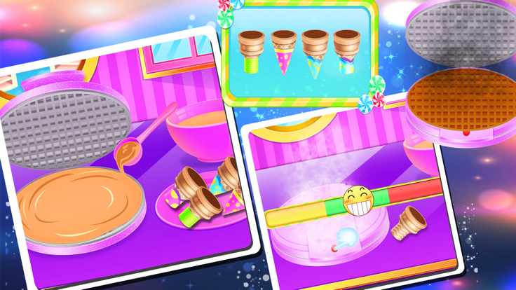 冰淇淋制作 - 烹饪游戏游戏截图