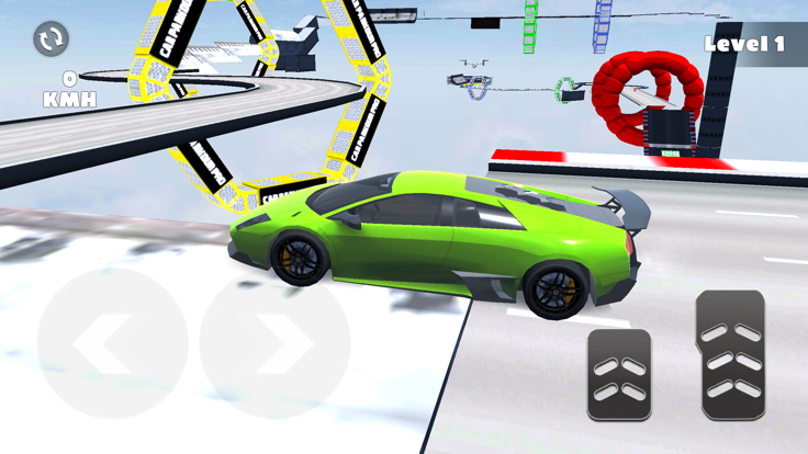 Grand GT Car Stunt: Mega Ramp游戏截图