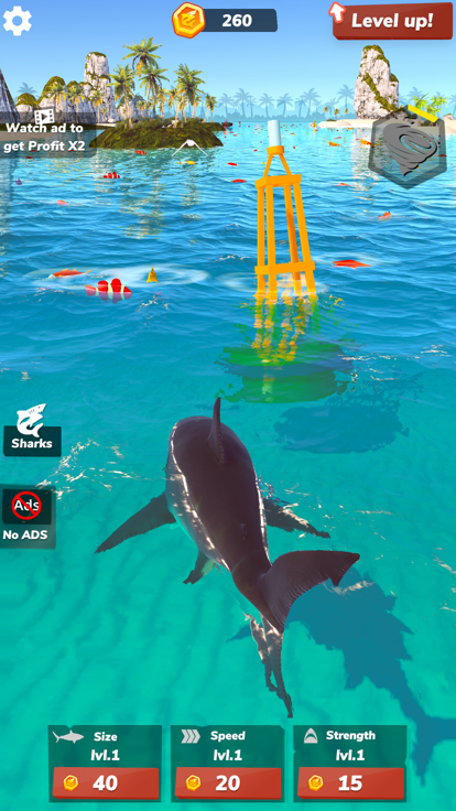 Idle Shark 2-Mega Tycoon Game游戏截图