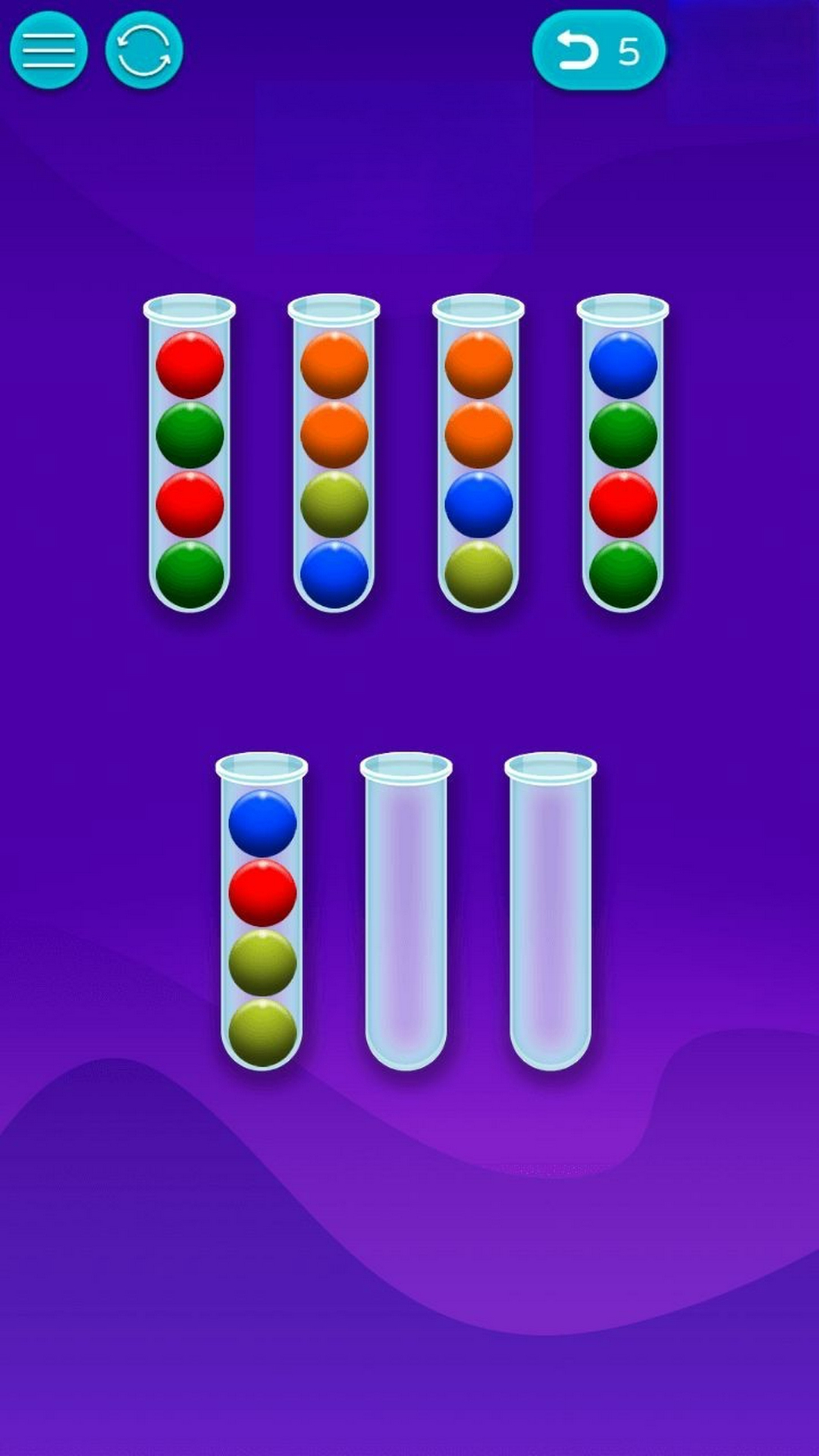 球球排序谜题游戏截图