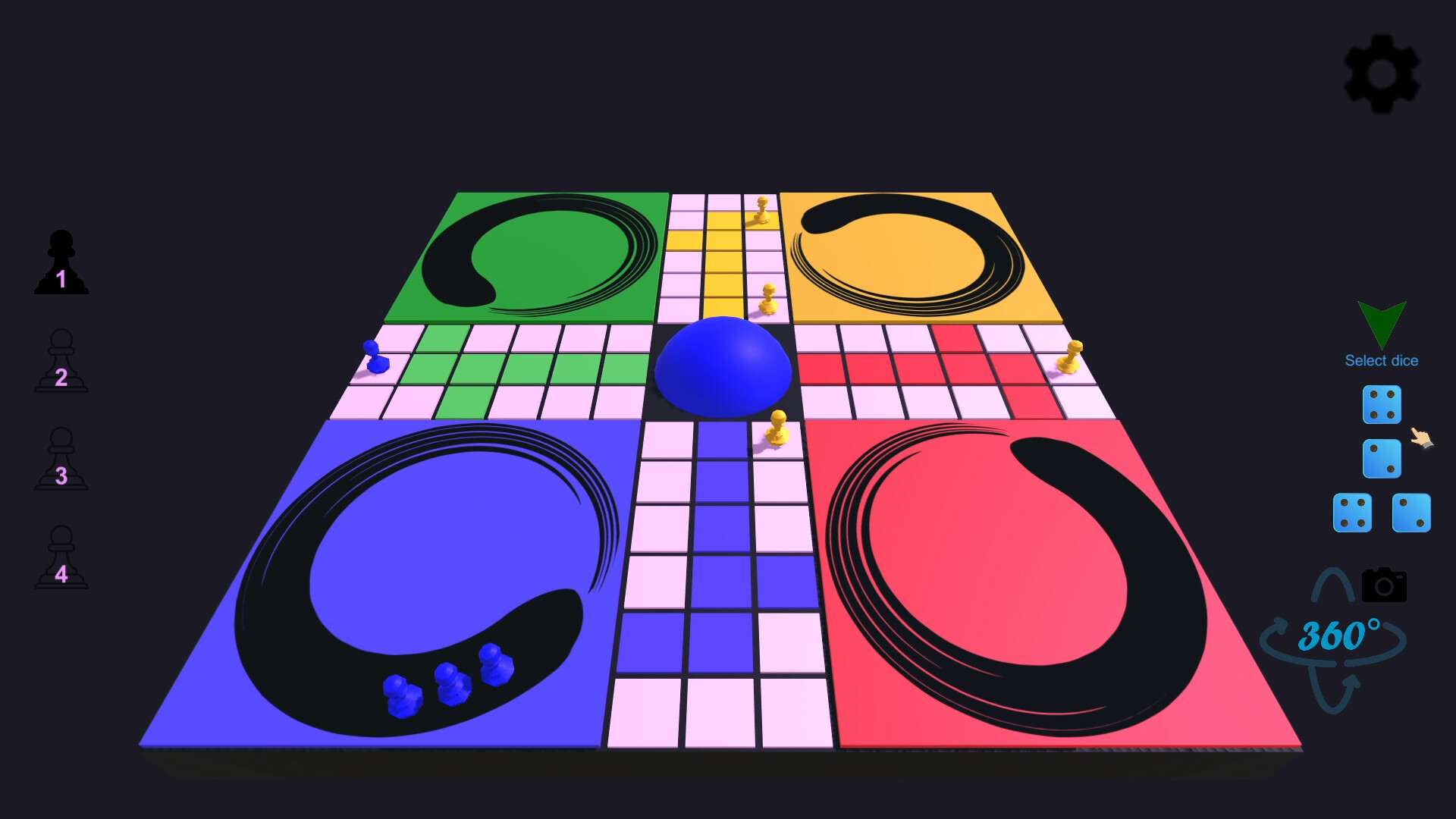 Dice Battle: 3D Board Game游戏截图