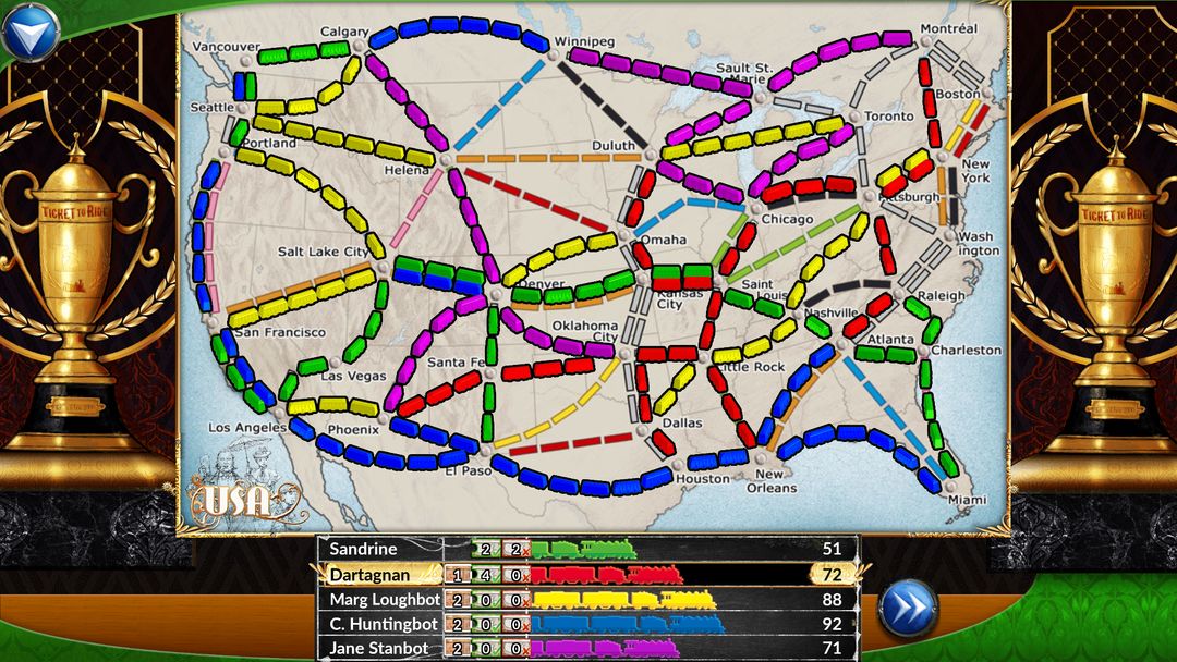 Ticket to Ride游戏截图