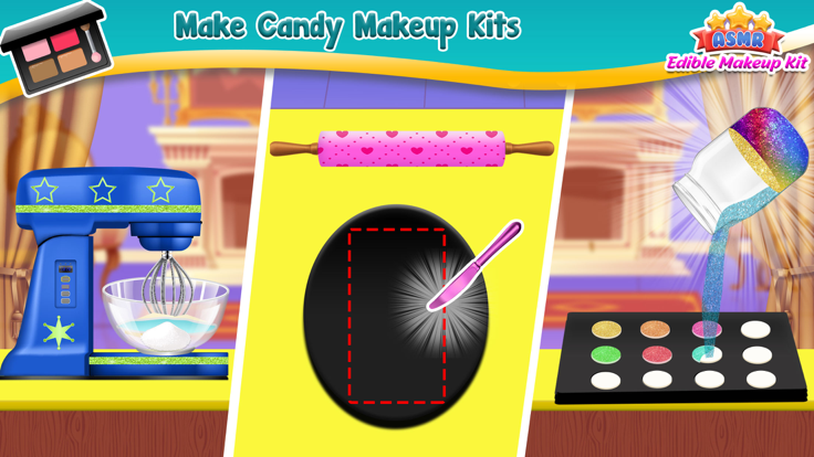 ASMR 可食用化妆套装游戏截图
