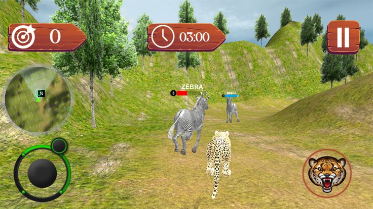 Wild Cheetah Attack:Chase Game游戏截图