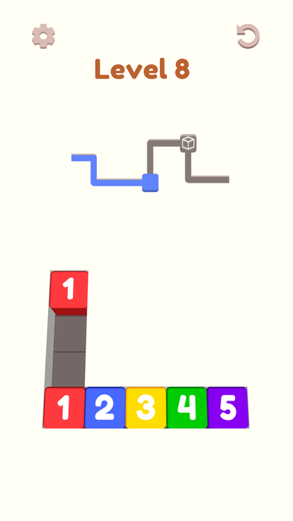 123 Cubes Number: Merge Game游戏截图