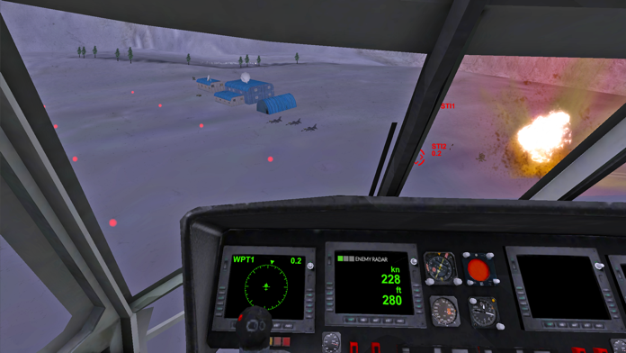 Helicopter Sim Pro Hellfire游戏截图