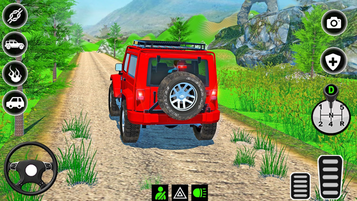 Offroad Jeep Driving Game 2023游戏截图