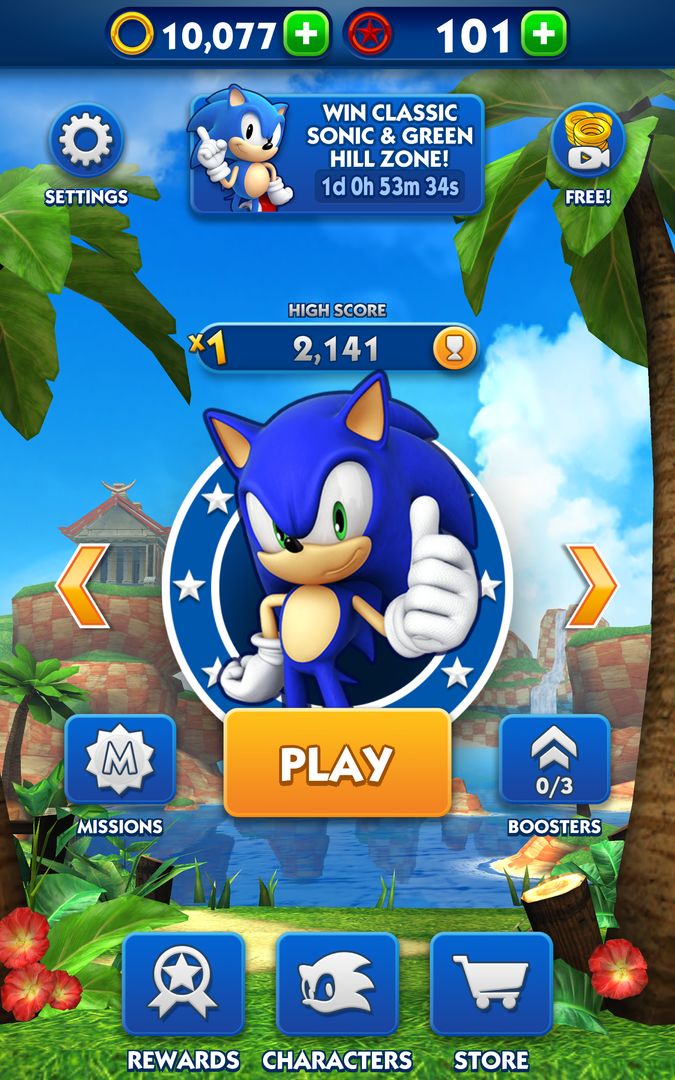 Screenshot of Sonic Dash