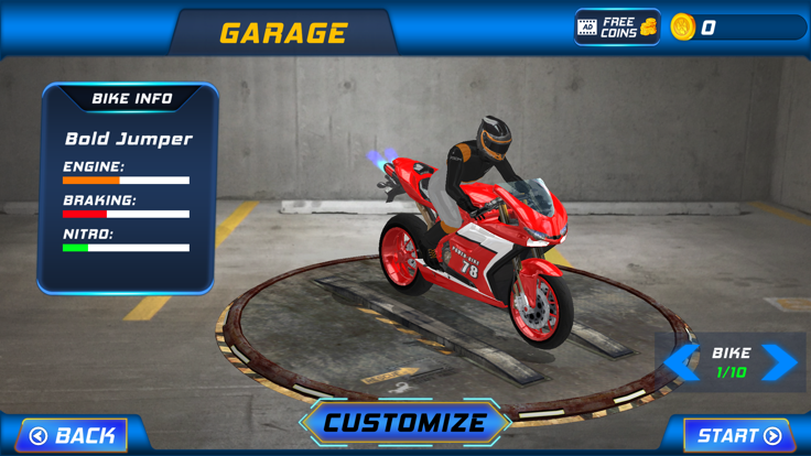 Super Stunt Hero Bike Sim 3D游戏截图