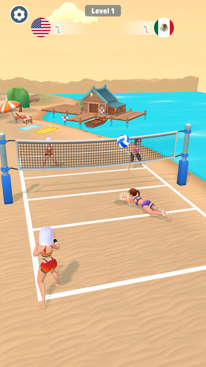 Beach Volleyball Tournament游戏截图