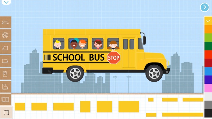 積木汽車2兒童遊戲（完整版）:警車消防車卡車創造和賽車遊戲游戏截图