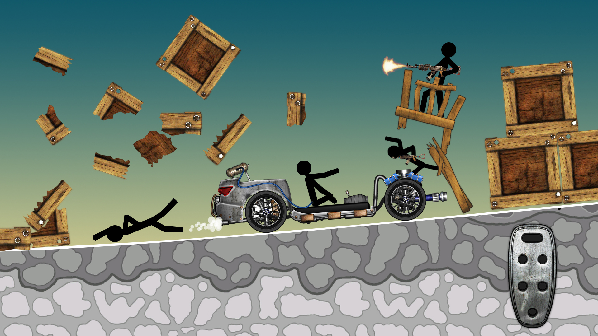 火柴人飙车游戏截图