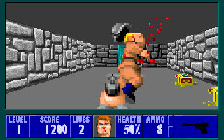 Wolfenstein 3D游戏截图