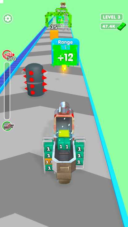 Cube Gun Rush 3D游戏截图