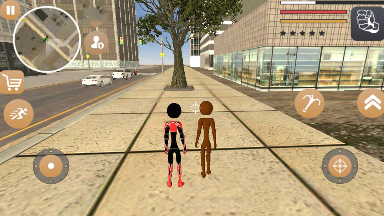 火柴人倒钩英雄游戏截图