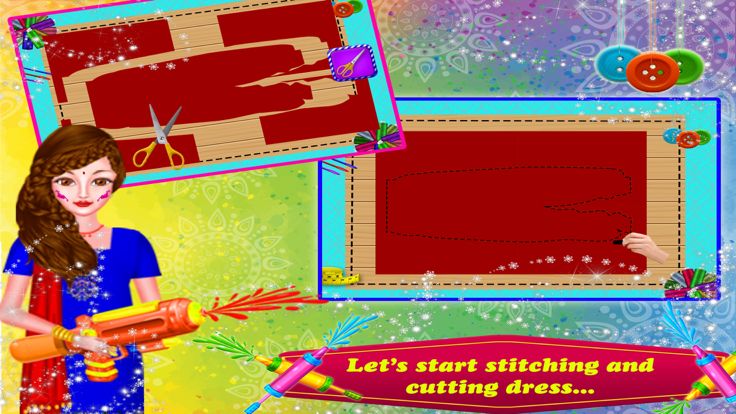 印度人 洒红节 节游戏截图