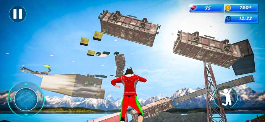 Jump Up Parkour Survival Game游戏截图