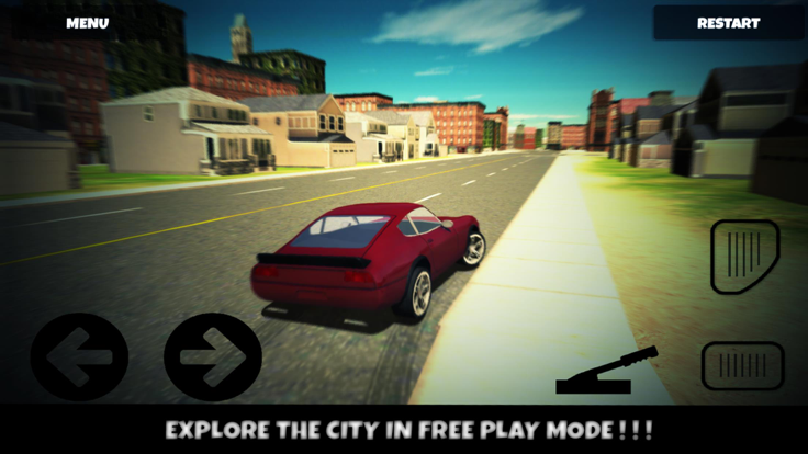 Classic Cars Simulator 3d 2015 : Old Cars sim with extream speeding and city racing游戏截图