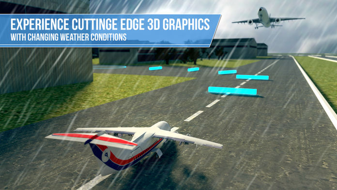 Plane Simulator PRO - landing, parking and take-off maneuvers - real airport SIM游戏截图