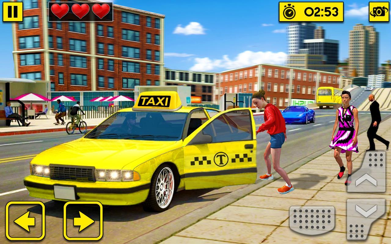 Screenshot of City Taxi Driving Sim 2020: Free Cab Driver Games