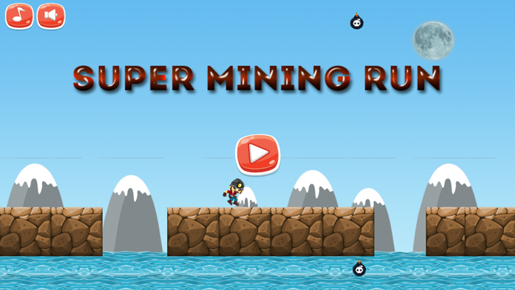 Super Mining Run - 乐趣冒险游戏  自由游戏截图