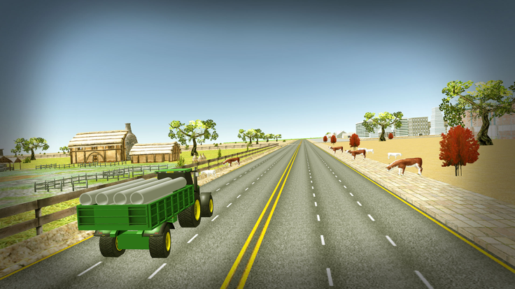 Farm Transport Tractor 2017游戏截图