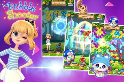 bubble shooter deluxe name and key