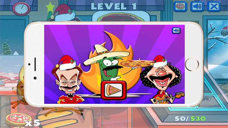 比萨游戏儿童烹饪店免费的应用程序游戏截图