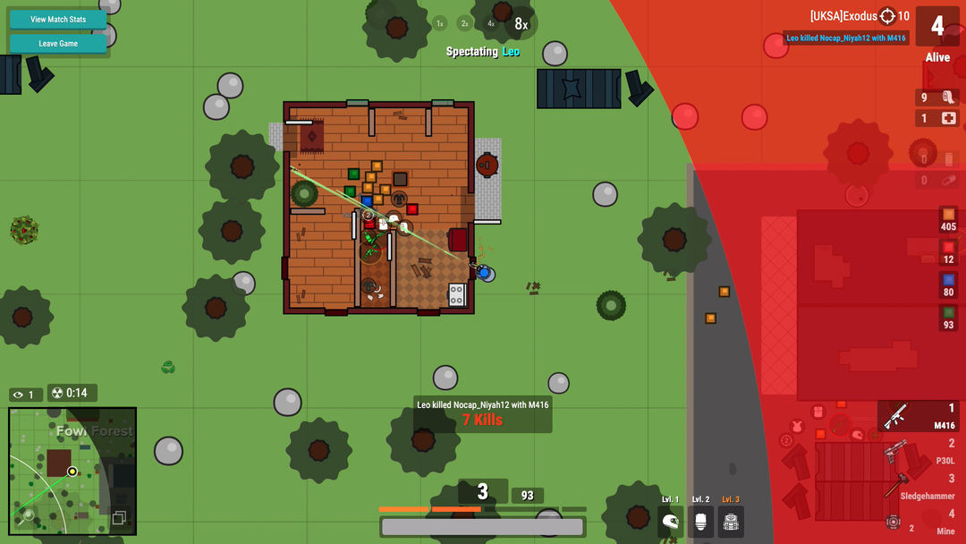 Surviv.io - 2D Battle Royale游戏截图