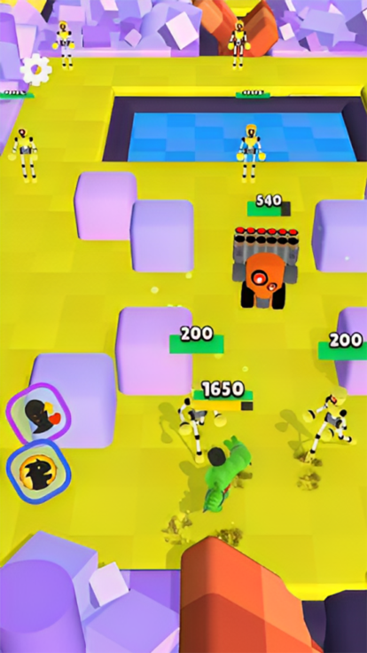 Idle Macho Superhero Clash War游戏截图