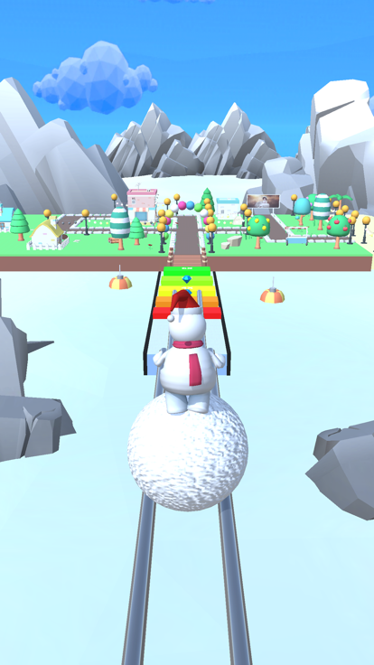 Giant Snowball Run游戏截图
