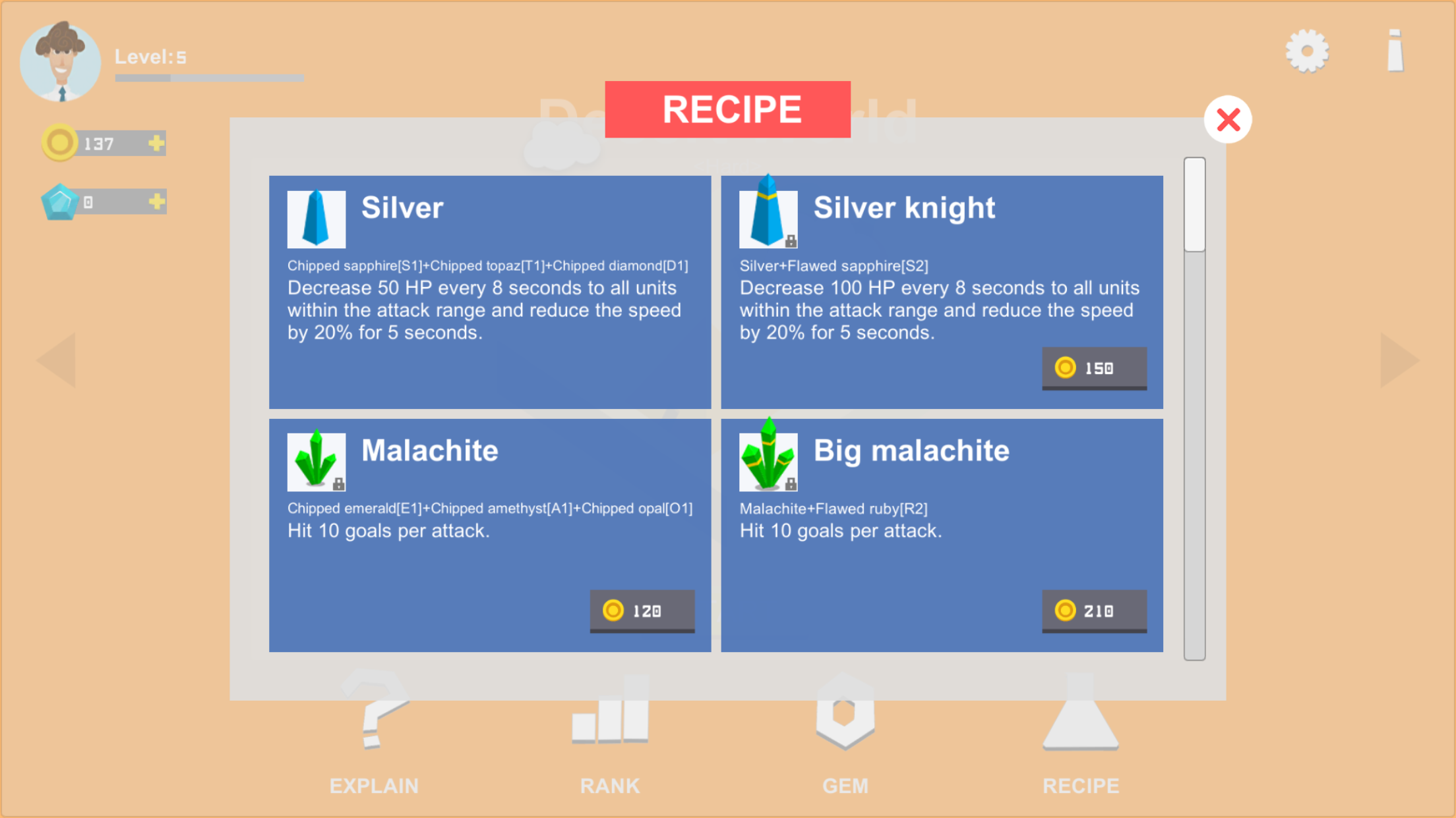 宝石防御游戏截图