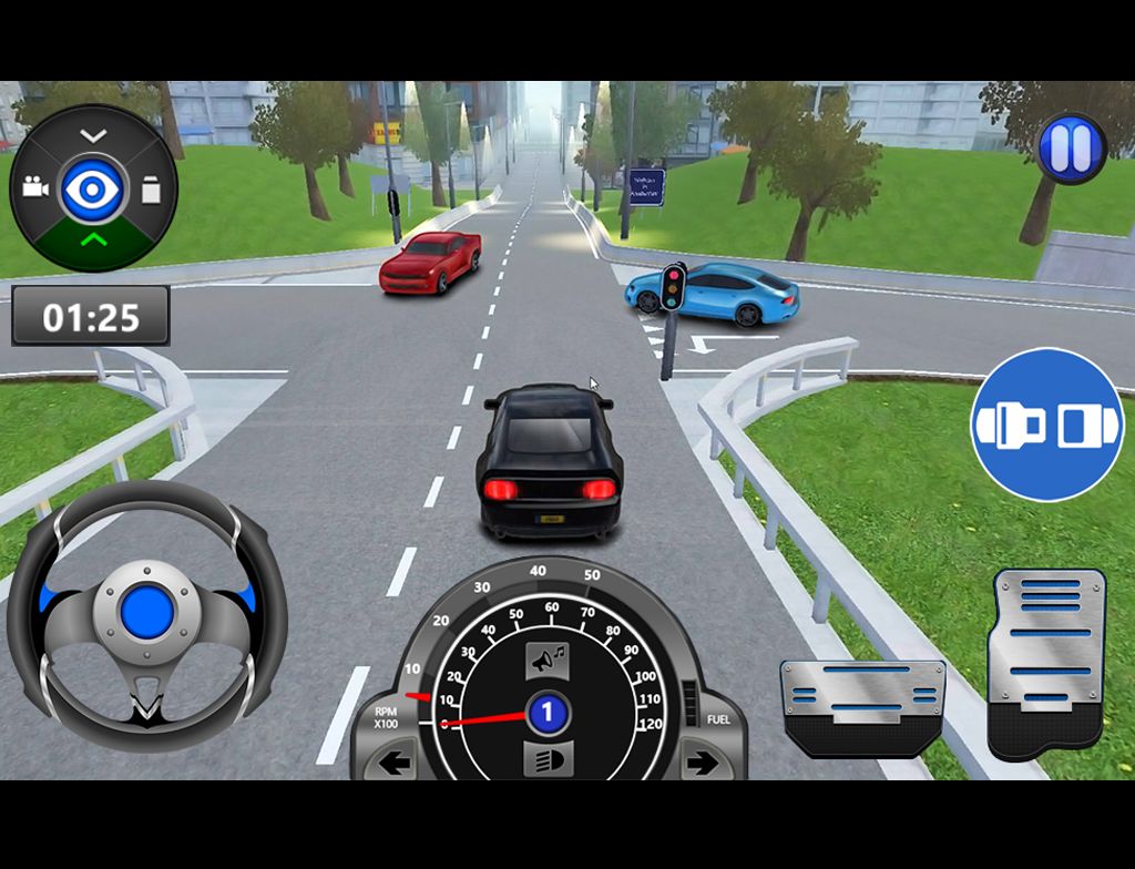 Screenshot of 驾校的3D公路路