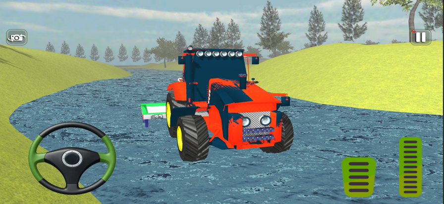 Real Farming Tractor Game游戏截图