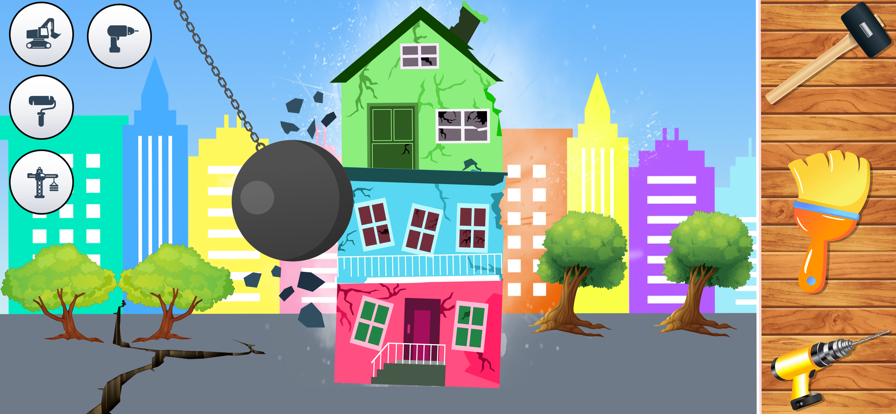 Funny Construction Trucks Game游戏截图