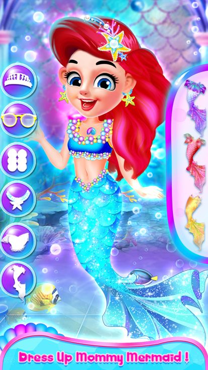 美人鱼公主宝宝游戏 - 换装打扮游戏大全游戏截图