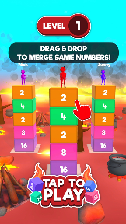 Hell 2048游戏截图