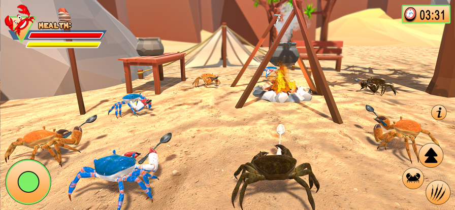 Crab Life Simulator Game游戏截图